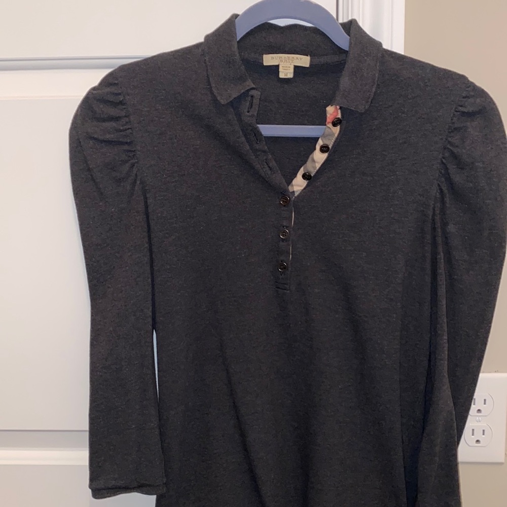 Burberry dark grey polo woman’s